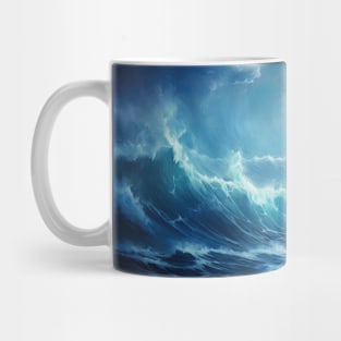 Moonlight Over Stormy Seas Mug